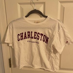 College of Charleston Cropped T-Shirt (never worn)